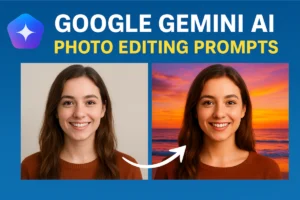 Google Gemini AI photo editing prompts